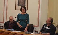 Θεόφιλος Παπαδόπουλος (Α' ΕΛΜΕ), Χριστίνα Λαδά (Σύλλογος Εκπαιδευτικών Πρωτοβάθμιας), Γρηγόρης Οικονομόπουλος (Ένωση Γονέων)