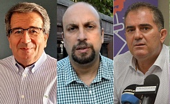 Γιώργος Σωφρονάς, Δημήτρης Οικονομάκος, Θανάσης Βασιλόπουλος 