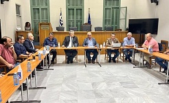 φωτό αρχείο από σύσκεψη της διοίκησης της Ομοσπονδίας με κυβερνητικούς βουλευτές