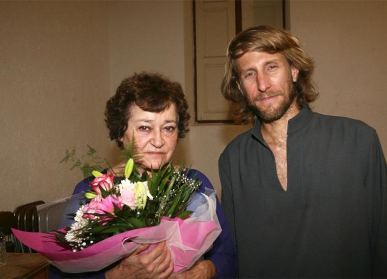 Η Νέλλη Σεμιτέκολο με τον βιολοντσελίστα Κωνσταντίνο Σφέτσα
