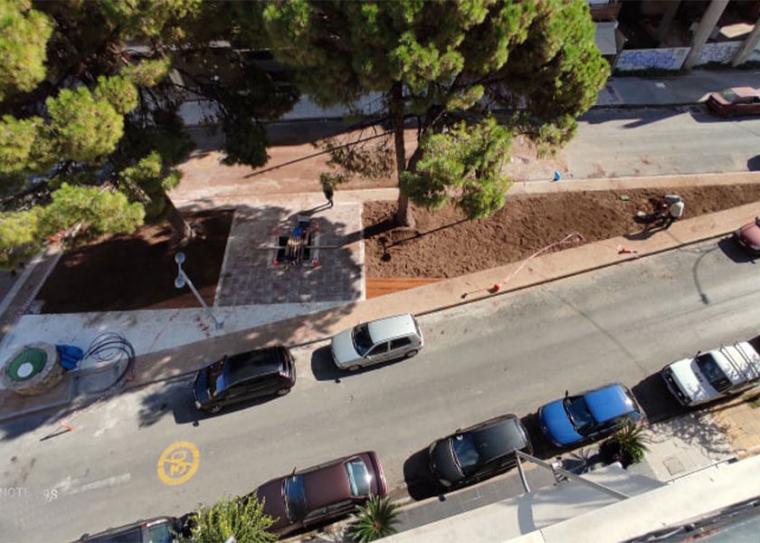 Ολοκληρώνεται και το δεύτερο “πάρκο τσέπης”, απέναντι από τους Ταξιάρχες