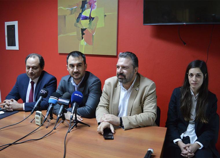 Χρήστος Σπίρτζης, Αλέξης Χαρίτσης, Σταύρος Αραχωβίτης, Μαρία Βεργινάδη