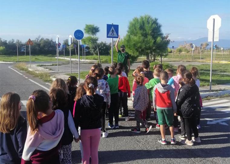 Το 21ο Δημοτικό Σχολείο Καλαμάτας στο Πάρκο Κυκλοφοριακής Αγωγής