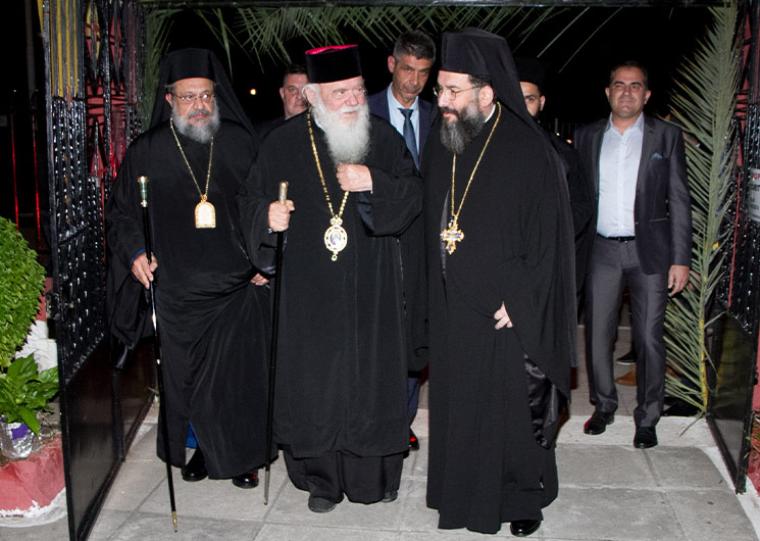 Ο Αρχιεπίσκοπος και πλειάδα Μητροπολιτών στα ονομαστήρια του Μητροπολίτη Μεσσηνίας