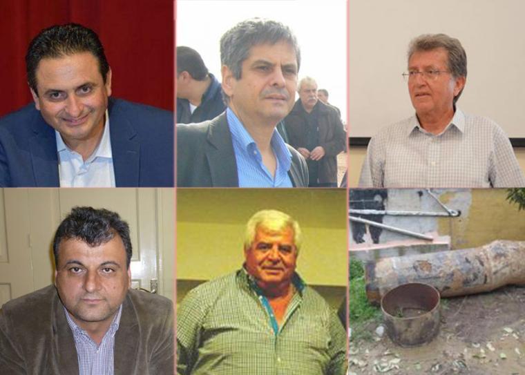 Λεωνίδας Λιάππας, Σταμάτης Μπεχράκης, Κώστας Τσαπόγας, Δημήτρης Φαββατάς, Ντίνος Μπουρίκας