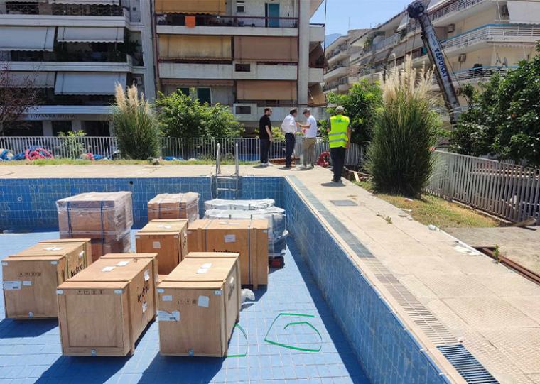 Εξελίσσονται οι εργασίες για την ενεργειακή και γενικότερη αναβάθμιση του Δημοτικού Κολυμβητηρίου