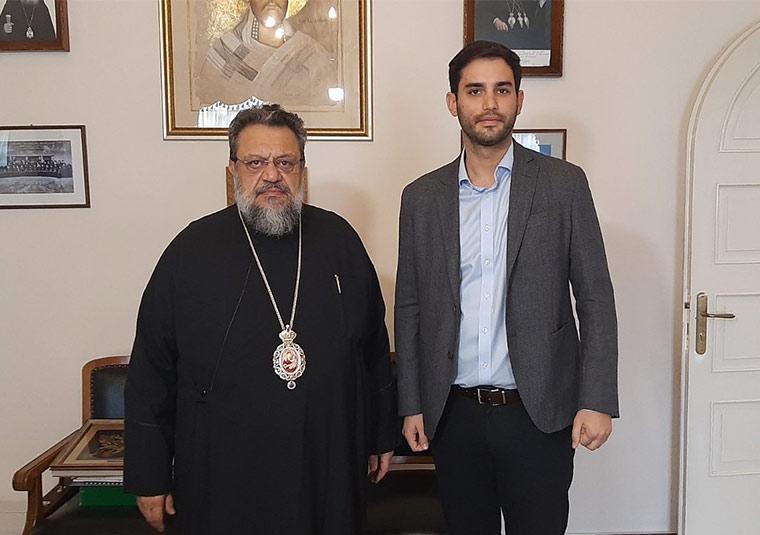 Ο νέος αντιπεριφερειάρχης Μεσσηνίας στον Μητροπολίτη