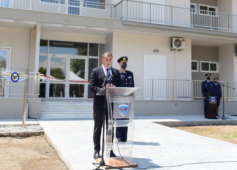 Στην Καλαμάτα ο υπουργός Άμυνας - Τι είπε για τη συμφωνία με το Ισραήλ για το Διεθνές Κέντρο Εκπαίδευσης Πιλότων
