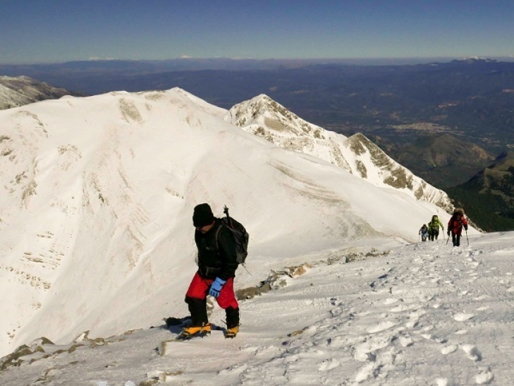 Χειμερινή ανάβαση στον Προφήτη Ηλία