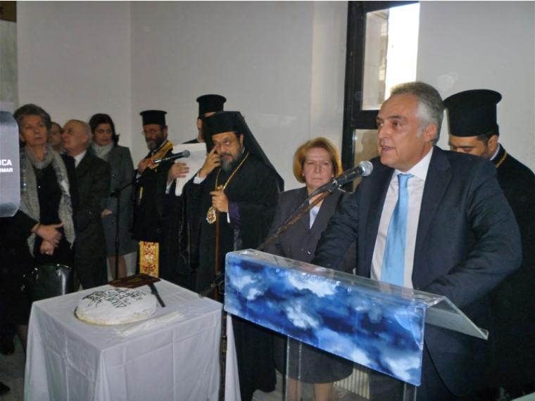 φωτό αρχείο από παλιότερη εκδήλωση κοπής της πίτας του Δικηγορικού Συλλόγου, με τον πρόεδρο Κώστα Μαργέλη και την πρώην πρόεδρο του Αρείου Πάγου, Ρένα Ασημακοπούλου