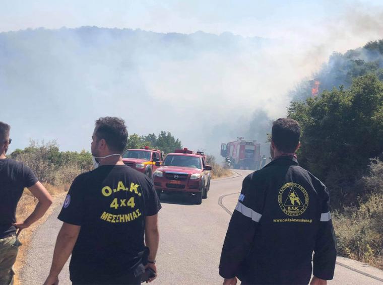 Στην πρώτη γραμμή η Ομάδα Αντιμετώπισης Καταστροφών 4Χ4 Μεσσηνίας