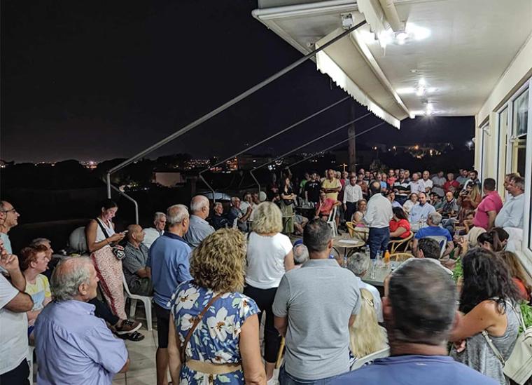 Συνάντηση του δημάρχου Θανάση Βασιλόπουλου με κατοίκους της Βέργας ενόψει των εκλογών