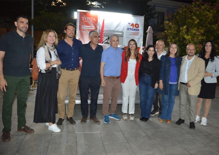 Εγκαίνια του εκλογικού περιπτέρου του ΣΥΡΙΖΑ στην Καλαμάτα - Αγωνιζόμαστε για μια δημοκρατική, κοινωνική, πράσινη Ευρώπη