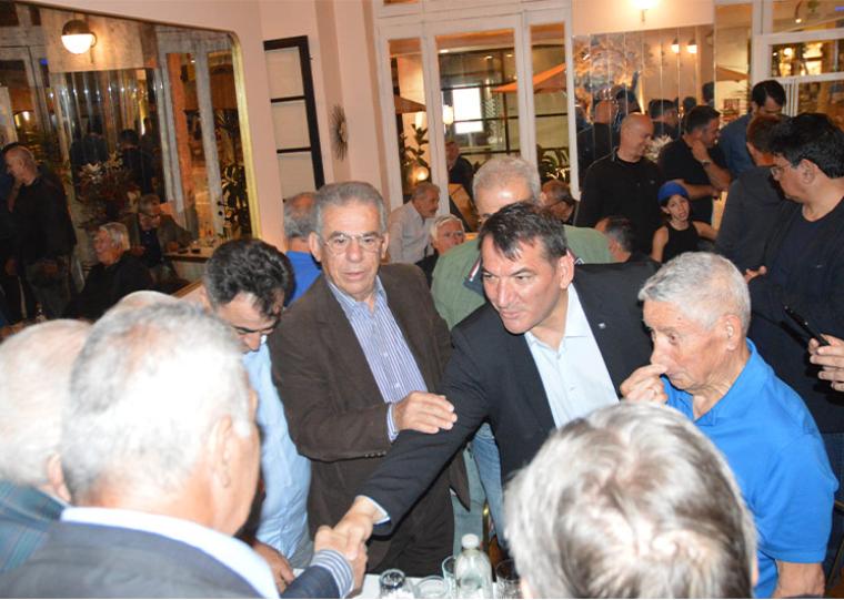 Εγκάρδια ατμόσφαιρα στην επίσκεψη του Πύρρου Δήμα στην Καλαμάτα