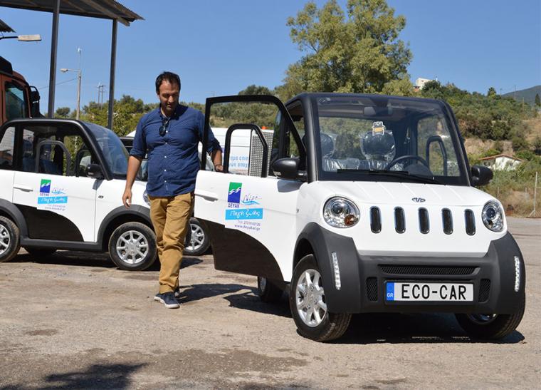 Τέσσερα “eco car” στη ΔΕΥΑΚ για ευέλικτες και χωρίς ρύπους μετακινήσεις