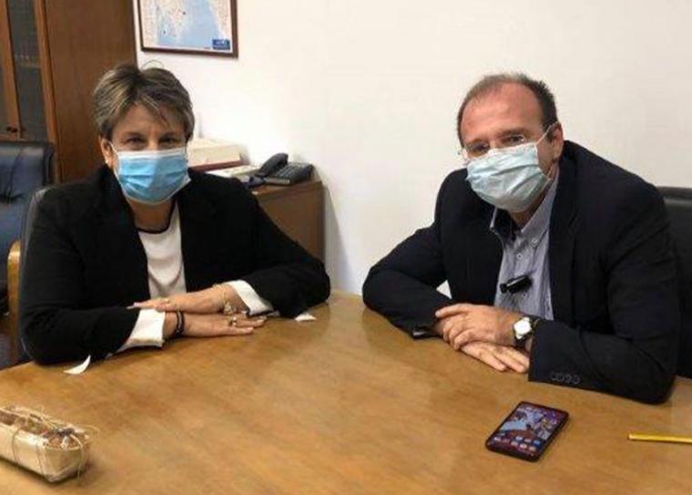 Ενημέρωση Αλειφέρη από Μπέζο για τα Νοσοκομεία Καλαμάτας-Κυπαρισσίας