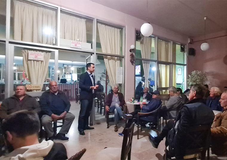 Επίσκεψη Αλέξη Χαρίτση στα Αρφαρά και περιοδεία στις υπηρεσίες και τους εργαζόμενους του Δήμου Καλαμάτας