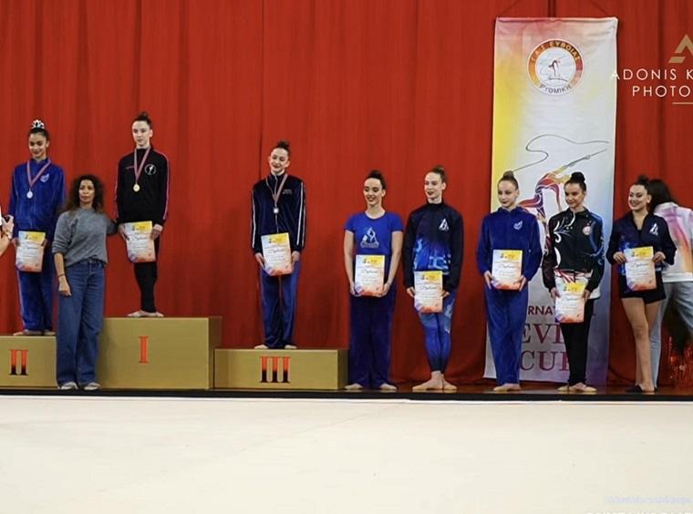 Ρυθμική Γυμναστική: Ζευγάρι οι καλαματιανές αθλήτριες στην Εθνική Ensemble Γυναικών