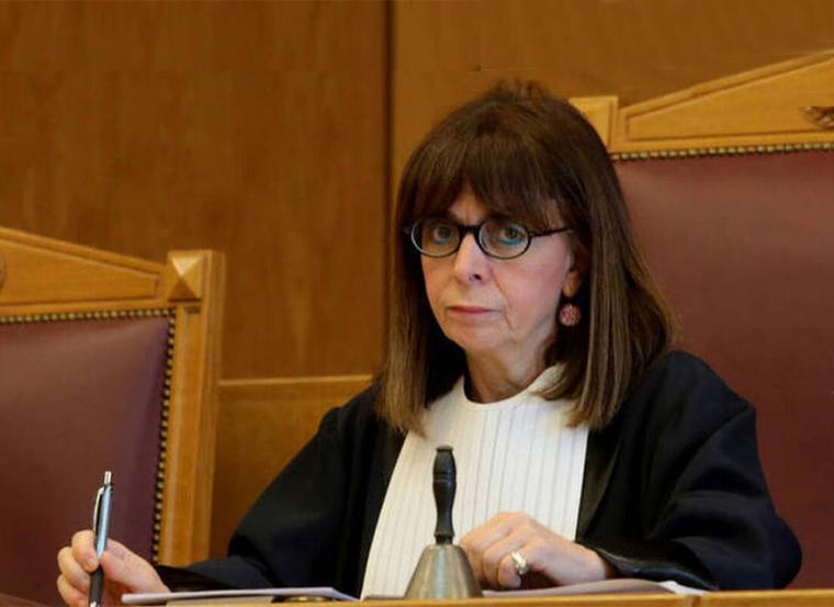 Η προτεινόμενη υποψήφια Πρόεδρος της Δημοκρατίας Αικατερίνη Σακελλαροπούλου και η Καλαμάτα