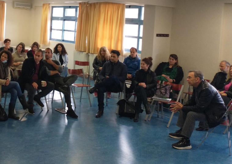 Περιοδεία του Διονύση Τσακνή στο Μουσικό Σχολείο Καλαμάτας