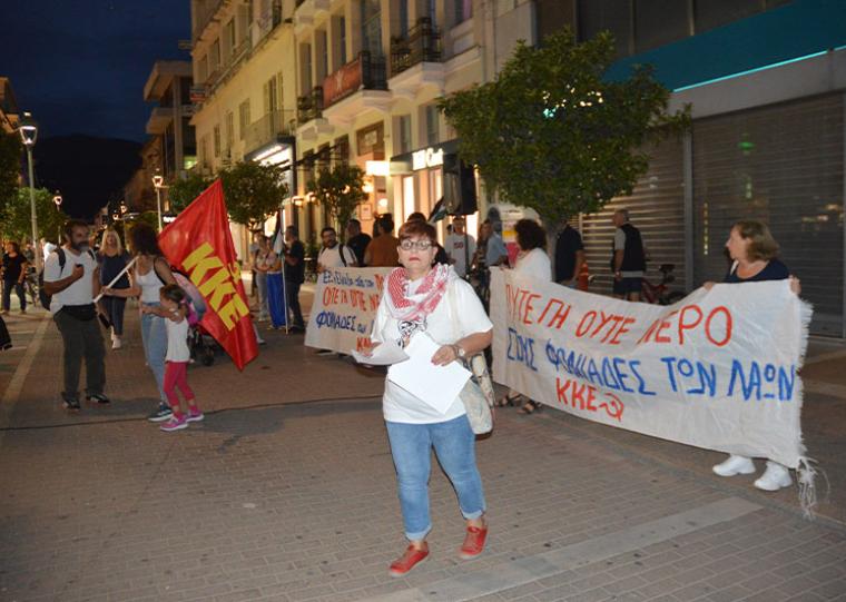 Πικετοφορία του ΚΚΕ: Απόσυρση της Ελλάδας από τους ιμπεριαλιστικούς πολέμους - Αλληλεγγύη σε Παλαιστίνη-Λίβανο