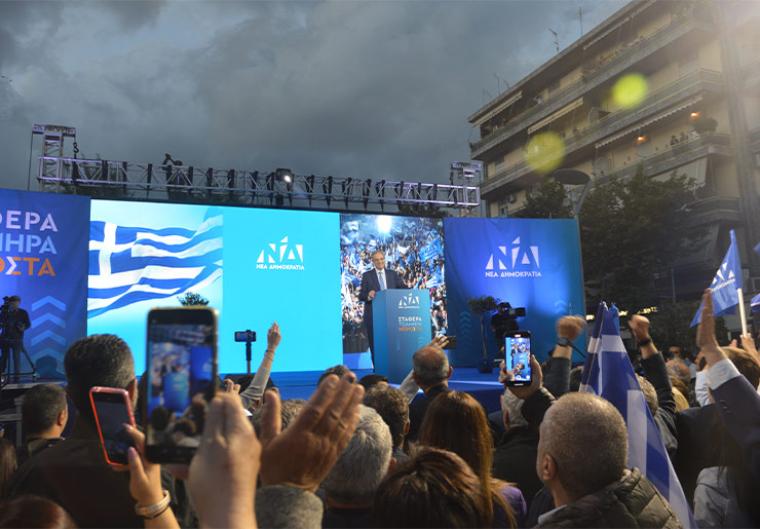 Μέτρια η συμμετοχή στην παμπελοποννησιακή συγκέντρωση της Ν.Δ. στην Καλαμάτα με τον Αντώνη Σαμαρά