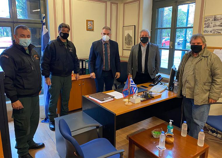 Επαφές Άγγελου Χρονά στην Καλαμάτα για την πρόληψη διάδοσης του κορονοϊού