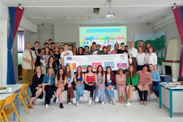 Σχολικές ομάδες από Σλοβακία, Βουλγαρία και Τουρκία στο 5ο Γυμνάσιο Καλαμάτας