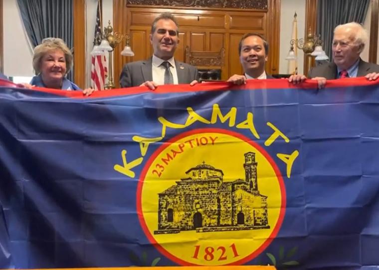 Στο Πνευματικό Κέντρο η αδελφοποίηση της Καλαμάτας με το Λόουελ της Μασαχουσέτης