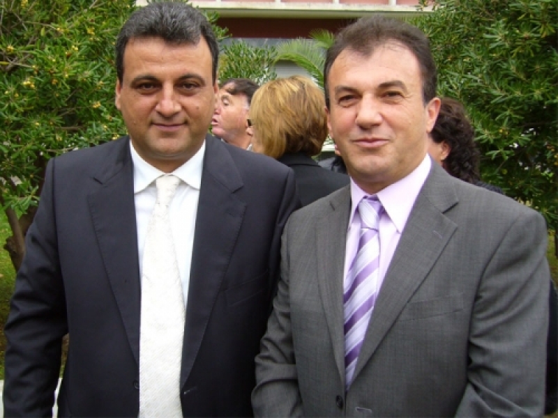 Γιάννης Χρισόπουλος και Δημήτρης Φαββατάς (αριστερά)