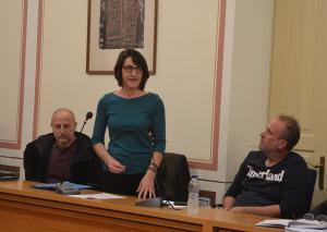 Θεόφιλος Παπαδόπουλος (Α' ΕΛΜΕ), Χριστίνα Λαδά (Σύλλογος Εκπαιδευτικών Πρωτοβάθμιας), Γρηγόρης Οικονομόπουλος (Ένωση Γονέων)