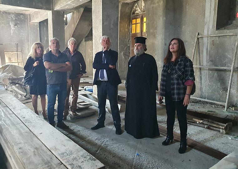 Επαρκή χρηματοδότηση για την πλήρη αποκατάσταση της σεισμόπληκτης εκκλησίας του Κατσαρού ζητά ο Π.Τατούλης