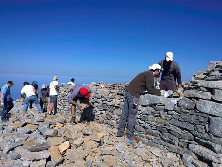 Συντήρηση του Προφήτη Ηλία στον Ταΰγετο