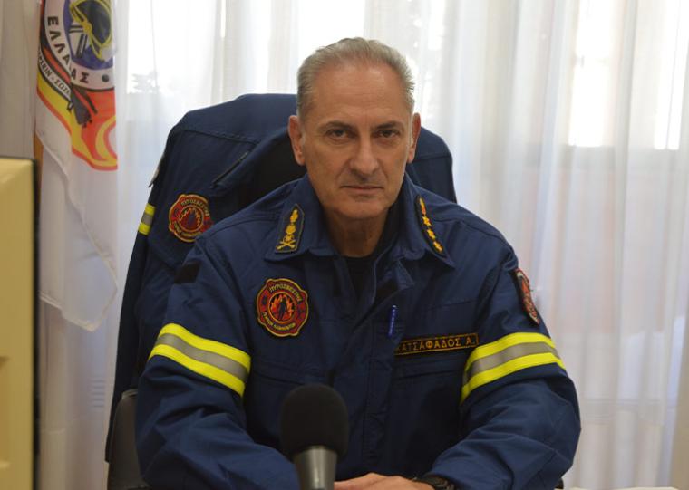 Αθανάσιος Κατσαφάδος, διοικητής Πυροσβεστικής Υπηρεσίας Καλαμάτας