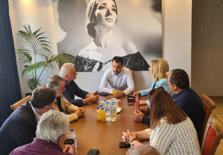 Περιοδεία του Αλέξη Χαρίτση στον Μελιγαλά