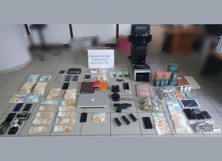 Το αστυνομικό δελτίο για τις συλλήψεις στην Καλαμάτα για νομιμοποίηση εσόδων, εκβίαση κ.ά