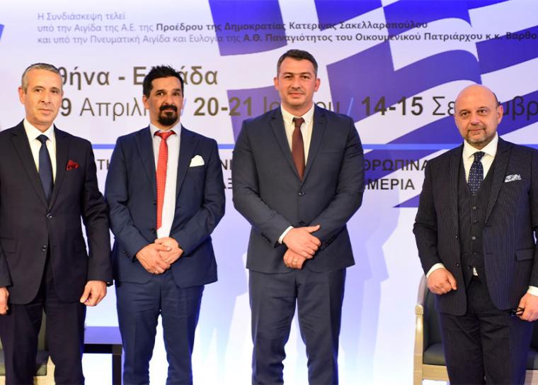 από δεξιά προς τα αριστερά ΗΛΙΑΣ ΓΙΑΝΝΟΠΟΥΛΟΣ, ΒΑΣΙΛΕΙΟΣ ΠΑΝΤΖΟΣ, ΓΙΑΝΝΗΣ ΜΑΝΤΖΑΣ, ΑΝΤΩΝΗΣ ΜΠΑΤΖΑΛΗΣ