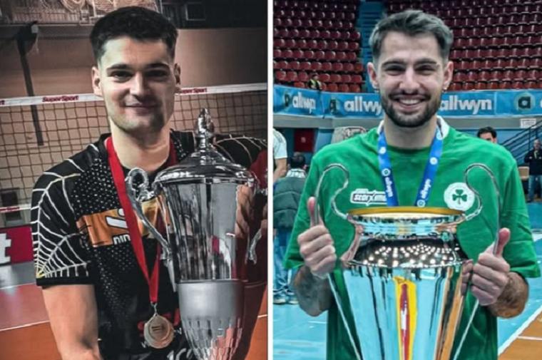 ΒΟΛΕΪ: Μαζί και στην κατάκτηση του Κυπέλλου Σπύρος και Άρης Χανδρινός