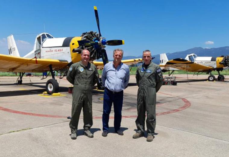 Ο Βασίλης Καπέλιος στο κλιμάκιο των PZL που φιλοξενείται στην 120 ΠΕΑ