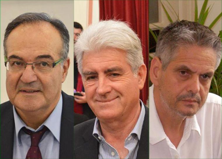 Βασίλης Κοσμόπουλος, Βασίλης Τζαμουράνης, Σταμάτης Μπεχράκης