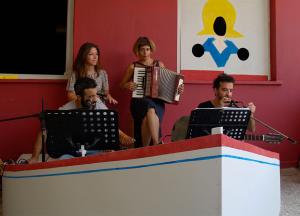 Πάνος Ταντής, Καλλιρρόη Βελέντζα, Ελένη Χρηστίδου και Γιώργος Κολοκάθης