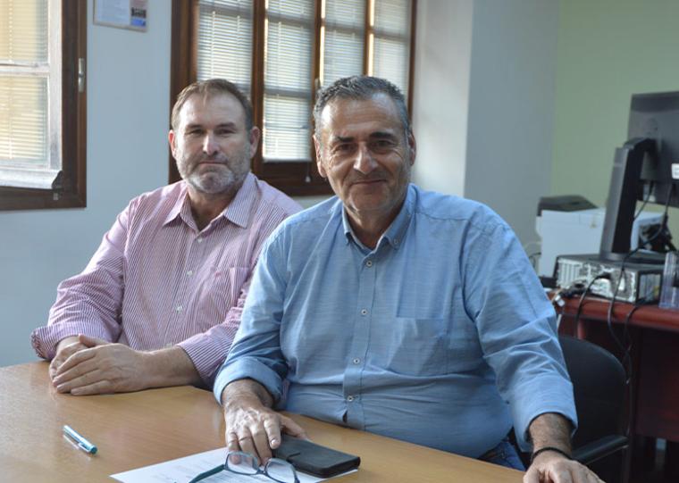 Γιώργος Φάβας και Ανδρέας Καραγιάννης, νέος αντιπρόεδρος και νέος πρόεδρος της ΔΕΥΑΚ αντίστοιχα