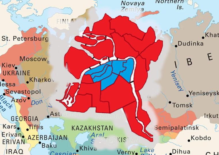 όκκινο μπολσεβίκοι - μπλε το κόμμα των αστών