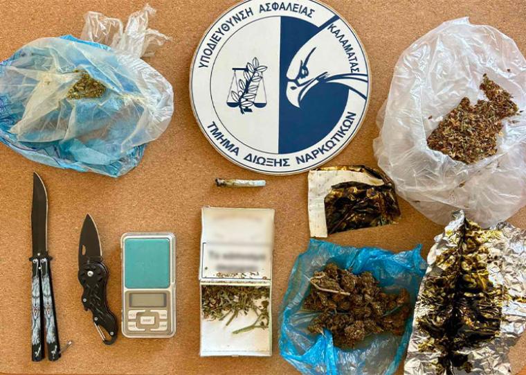 Σύλληψη 25χρονου στην Καλαμάτα για κατοχή ναρκωτικών μετά από πληροφορίες για διακίνηση