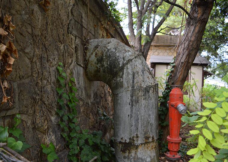 Η δεξαμενή στο Κάστρο Καλαμάτας